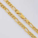 Cadena Figaro 14.35 g / 25 in / 4.6 mm Oro Amarillo 18K