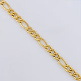 Cadena Figaro 14.35 g / 25 in / 4.6 mm Oro Amarillo 18K