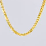 Cadena Cubica Estrellada 12.35 g / 23 1/2 in / 2.5 mm Oro Amarillo 18K