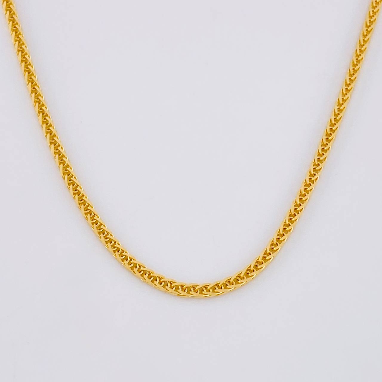 Cadena Franco 4.1 g / 19 3/4 in / 1.2 mm Oro Amarillo 18K