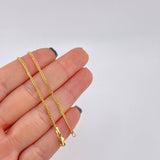 Cadena Franco 4.05 g / 19 3/4 in / 1.2 mm Oro Amarillo 18K