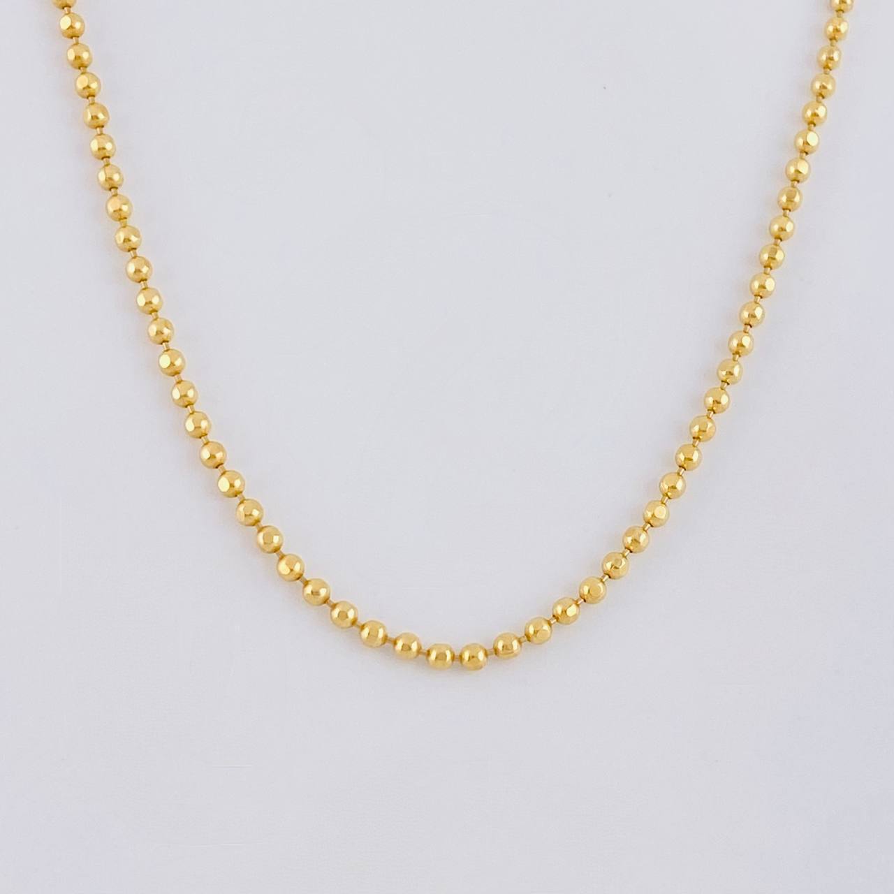 Cadena Militar 5.35 g / 23 3/4 in / 1.4 mm Oro Amarillo 18K