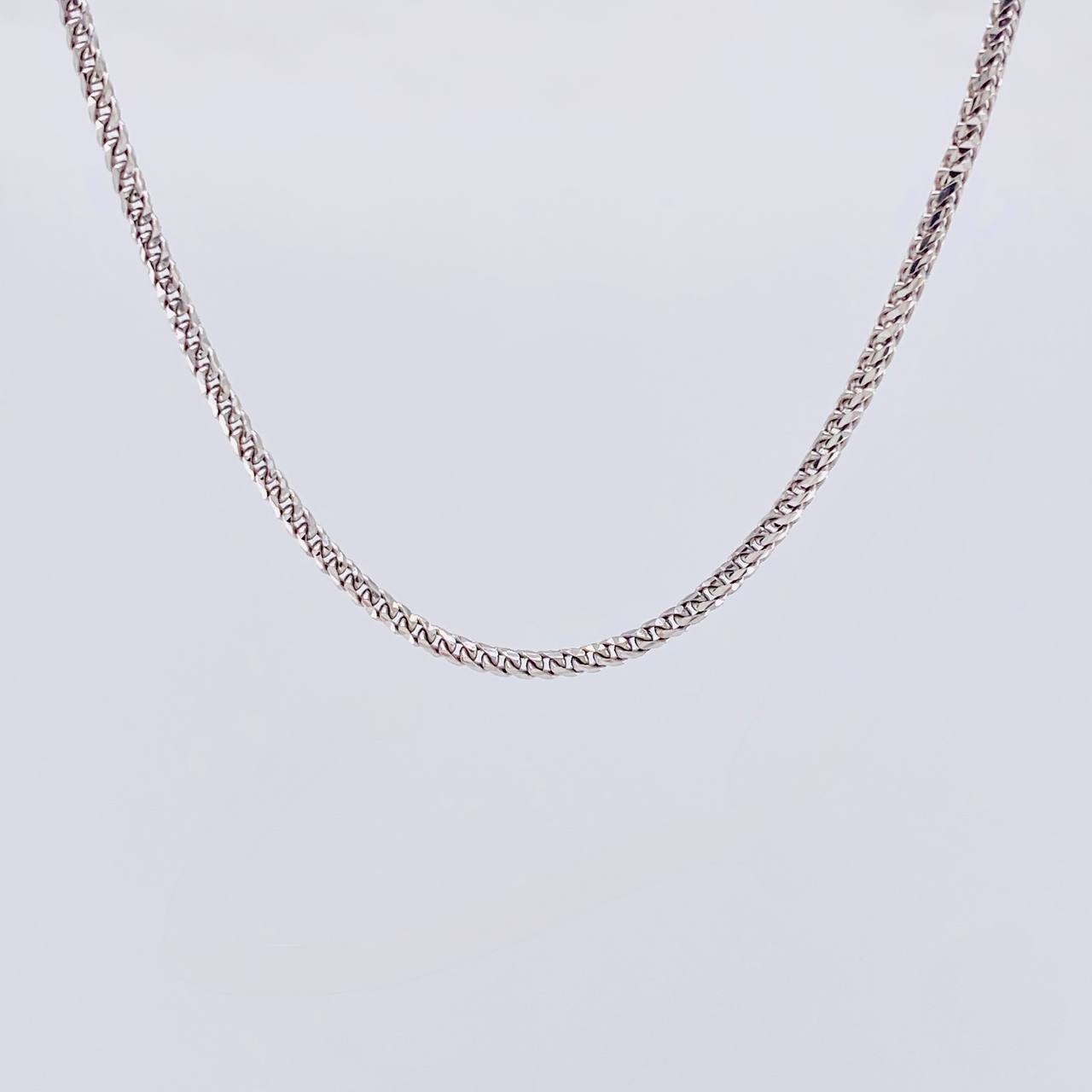 Cadena Franco 15.15 g / 23 3/4 in / 1.9 mm Oro Blanco 18K