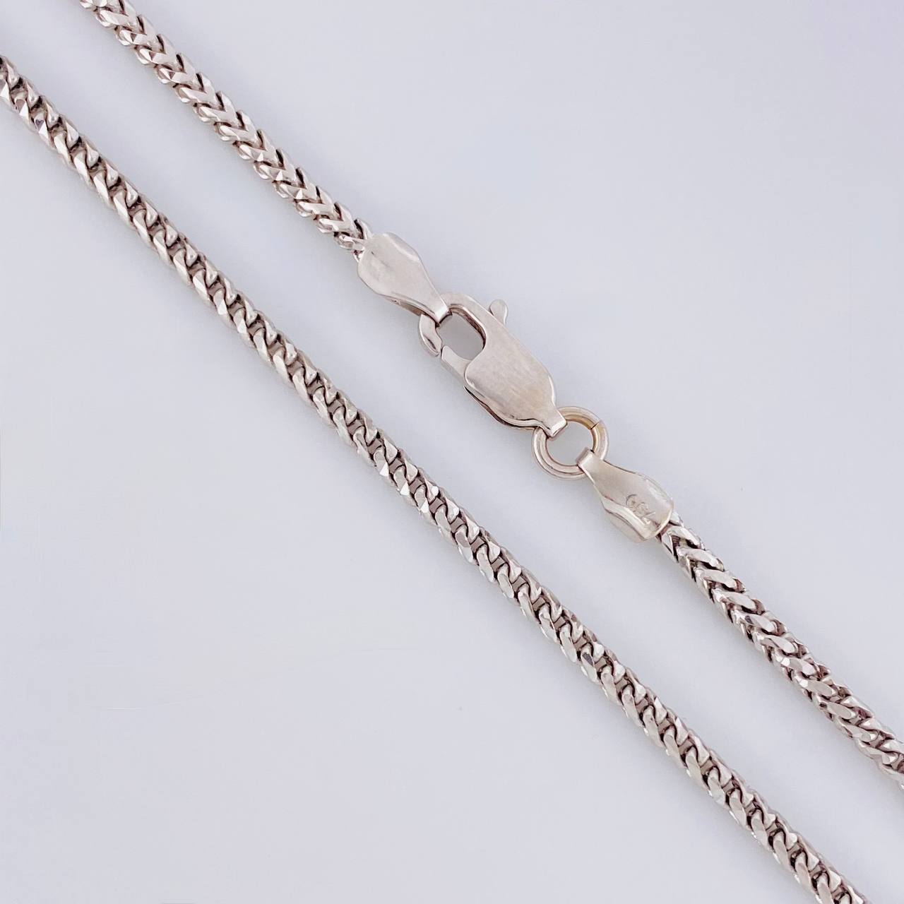Cadena Franco 15.15 g / 23 3/4 in / 1.9 mm Oro Blanco 18K