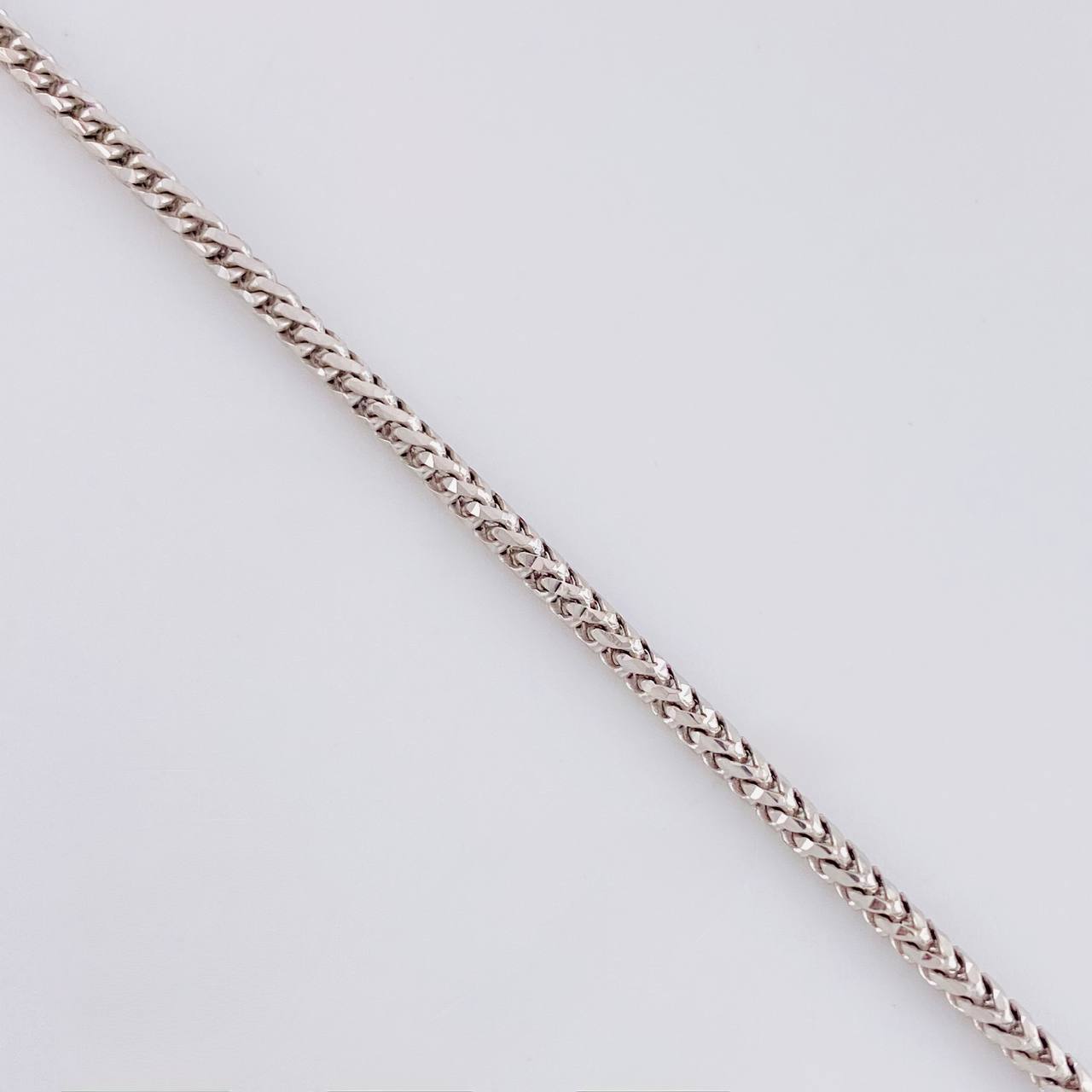 Cadena Franco 15.15 g / 23 3/4 in / 1.9 mm Oro Blanco 18K