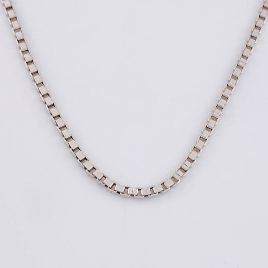 Cadena Veneciana 7.65 g / 20 in / 2 mm Oro Blanco 18K