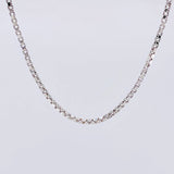 Cadena Veneciana 7.65 g / 20 in / 2 mm Oro Blanco 18K