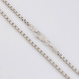 Cadena Veneciana 7.65 g / 20 in / 2 mm Oro Blanco 18K