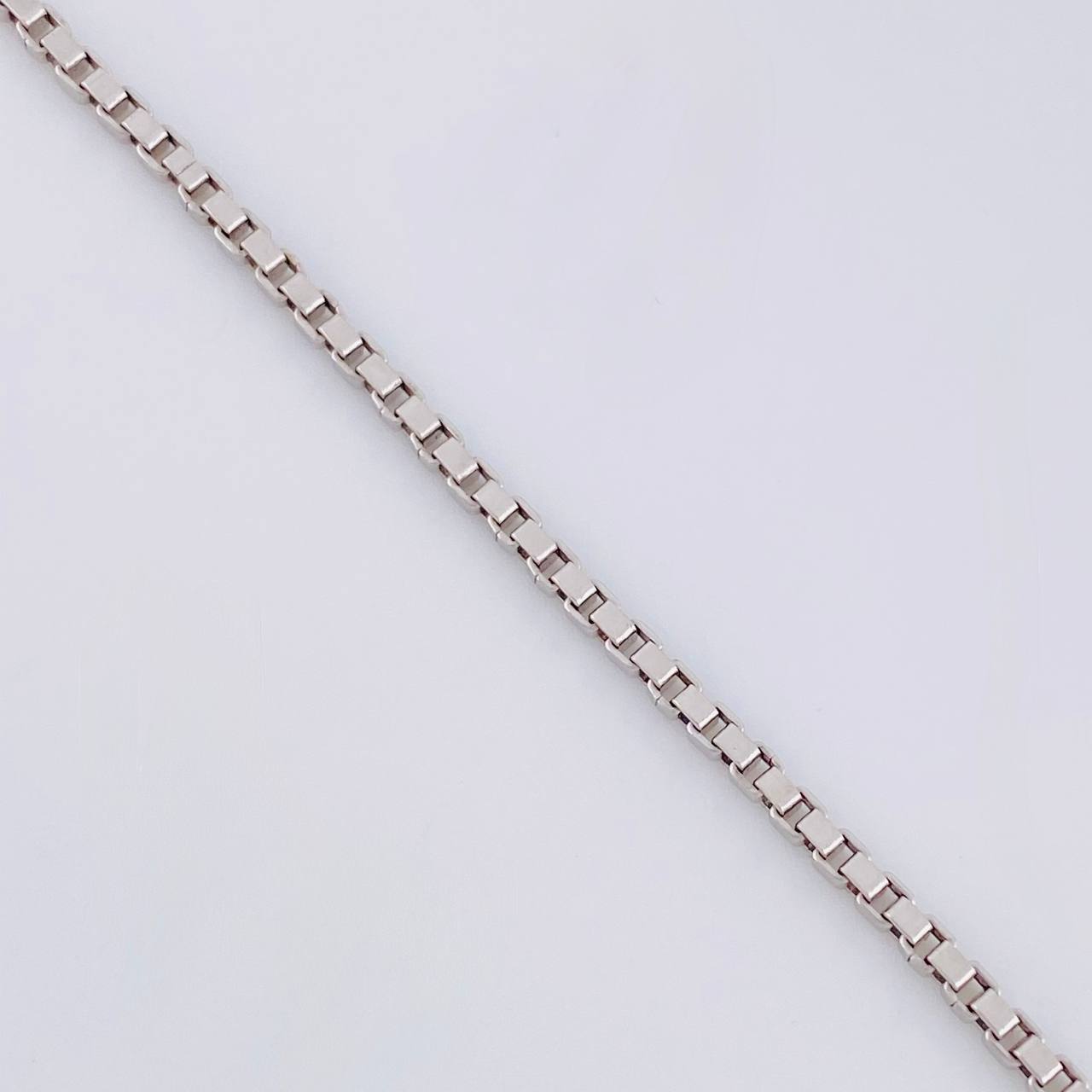 Cadena Veneciana 7.65 g / 20 in / 2 mm Oro Blanco 18K