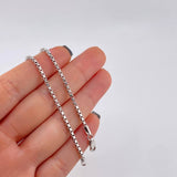 Cadena Veneciana 7.65 g / 20 in / 2 mm Oro Blanco 18K