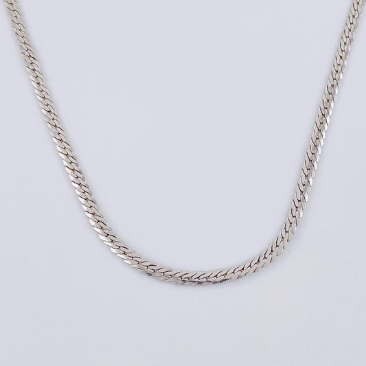 Cadena Serpiente 3.6 g / 19 3/4 in / 2.2 mm Oro Blanco 18K