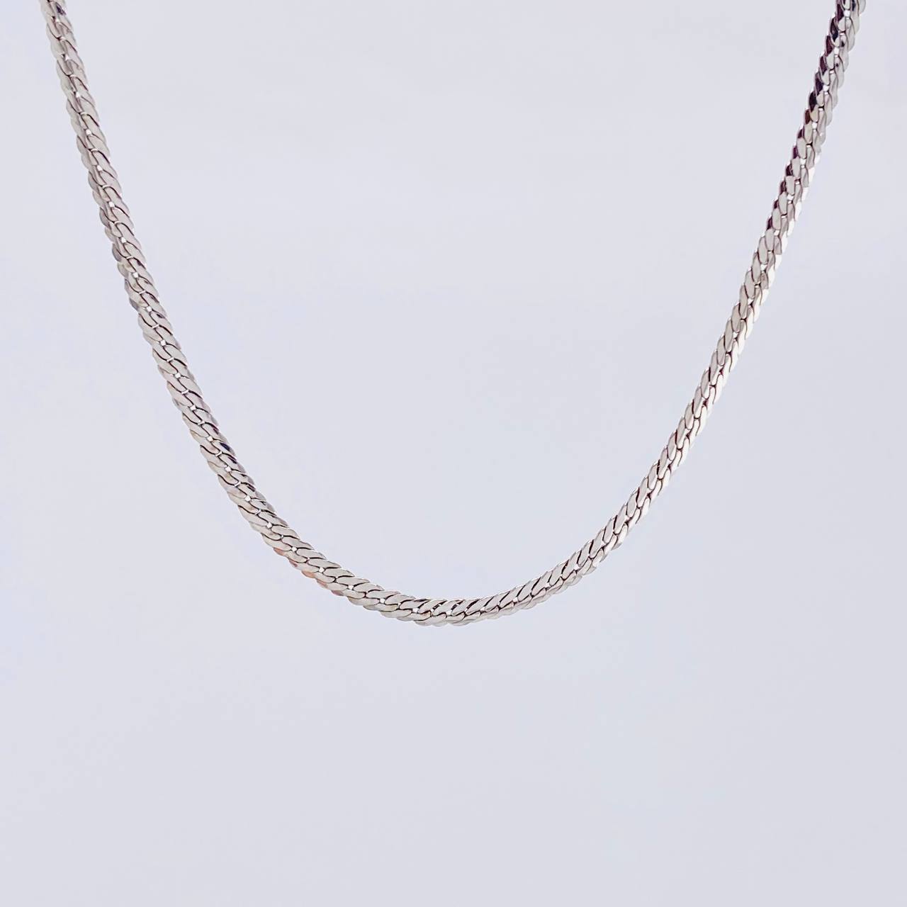 Flat Snake Chain 3.6 g / 19 3/4 in / 2.2 mm White Gold 18K