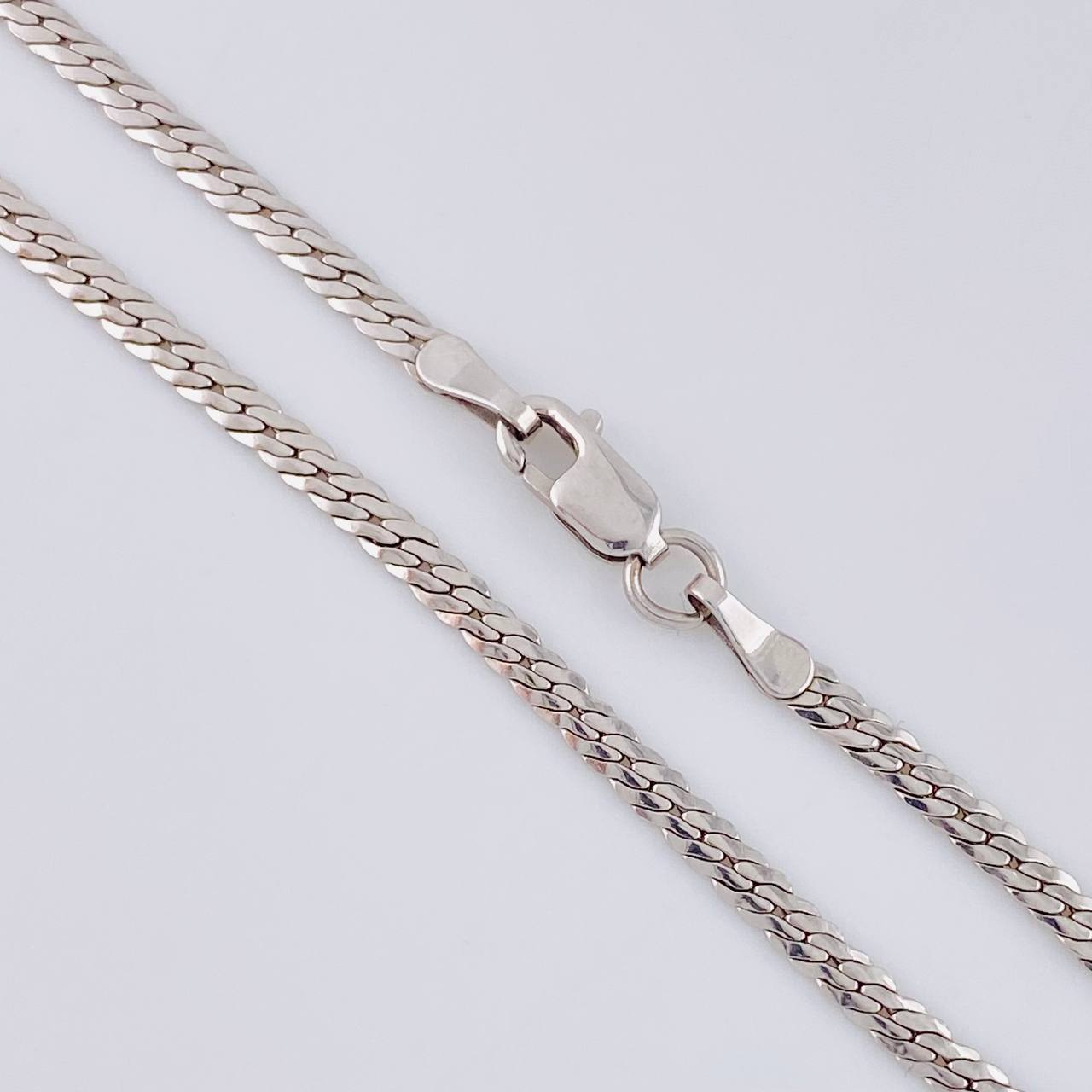 Flat Snake Chain 3.6 g / 19 3/4 in / 2.2 mm White Gold 18K