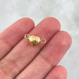 Charm Heart Bow 0.4gr / 1cm / 18K Yellow Gold