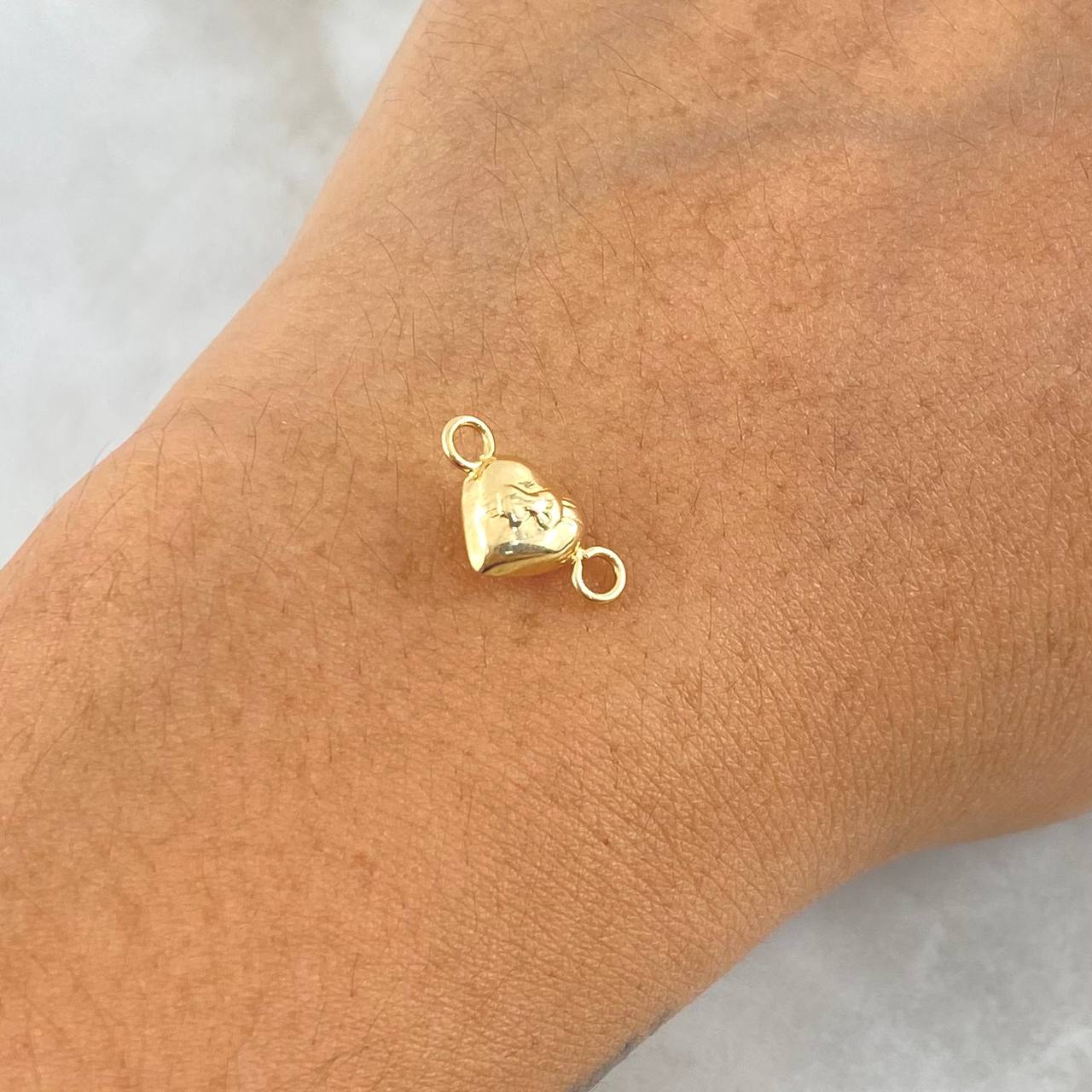 Charm Heart Bow 0.4gr / 1cm / 18K Yellow Gold