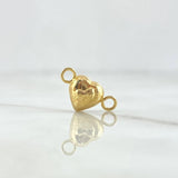 Charm Heart Bow 0.4gr / 1cm / 18K Yellow Gold