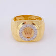 Anillo Correa Corona 7.8g / T10 1/4 Tres Oros 18K