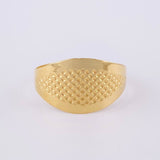 Anillo Malla Punteada 1.4g / T6 1/4 Oro Amarillo 18K