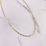 Paperclip Chain 2.55gr / 50cm / 1.7mm 18K Yellow Gold &