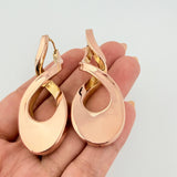 Hoop Earrings 7.75gr / 2.3in / 18K Gold +4©