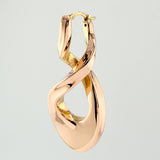 Hoop Earrings 7.75gr / 2.3in / 18K Gold +4©