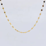 Chain Flower Mirror 1.7 g / 19 3/4 in / 2.1 mm Yellow Gold 18K