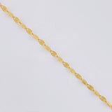 Chain Flower Mirror 1.7 g / 19 3/4 in / 2.1 mm Yellow Gold 18K