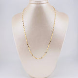 Chain Flower Mirror 1.7 g / 19 3/4 in / 2.1 mm Yellow Gold 18K