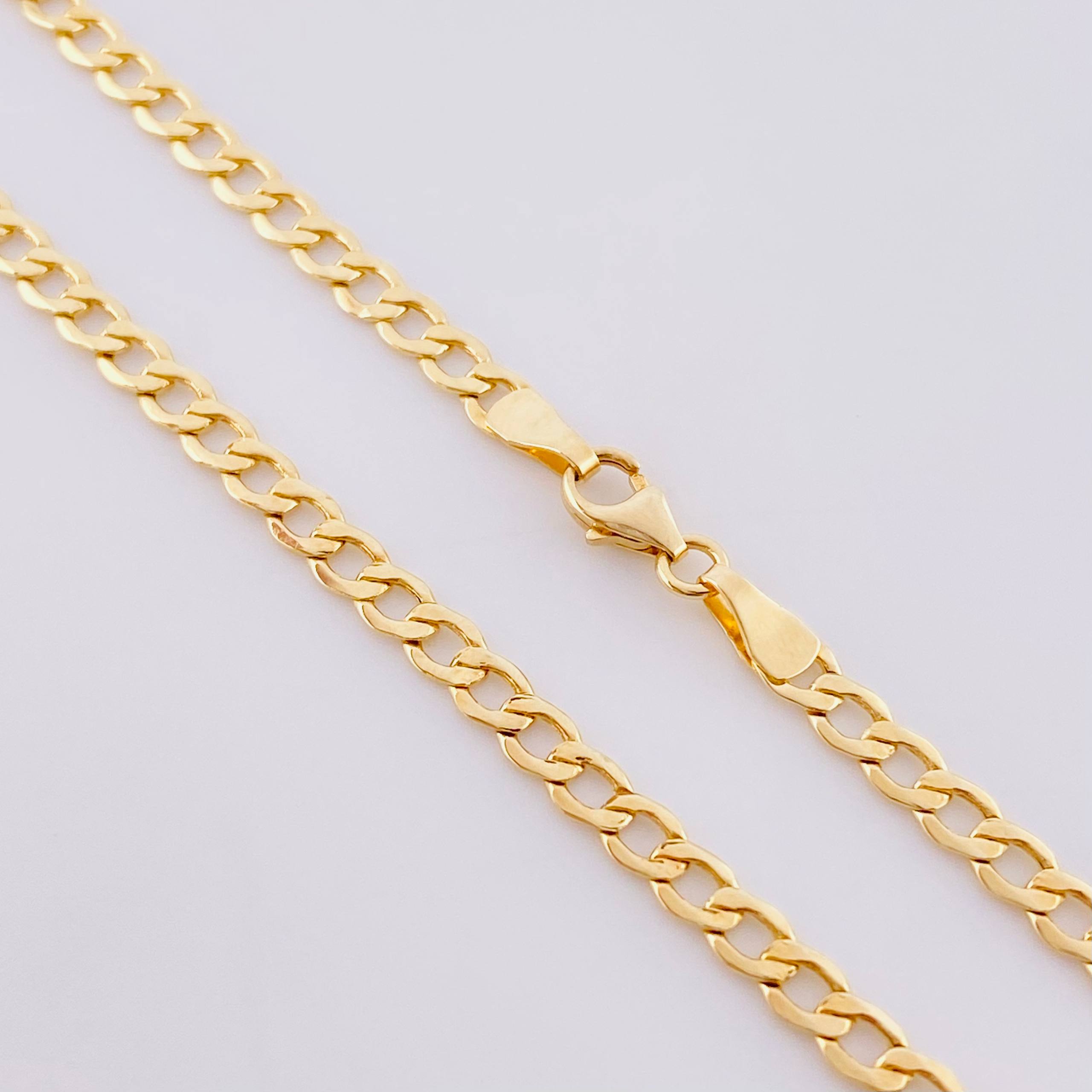 Cuban Links 4.35 g / 17 1/4 in / 3.3 mm Yellow Gold 18K