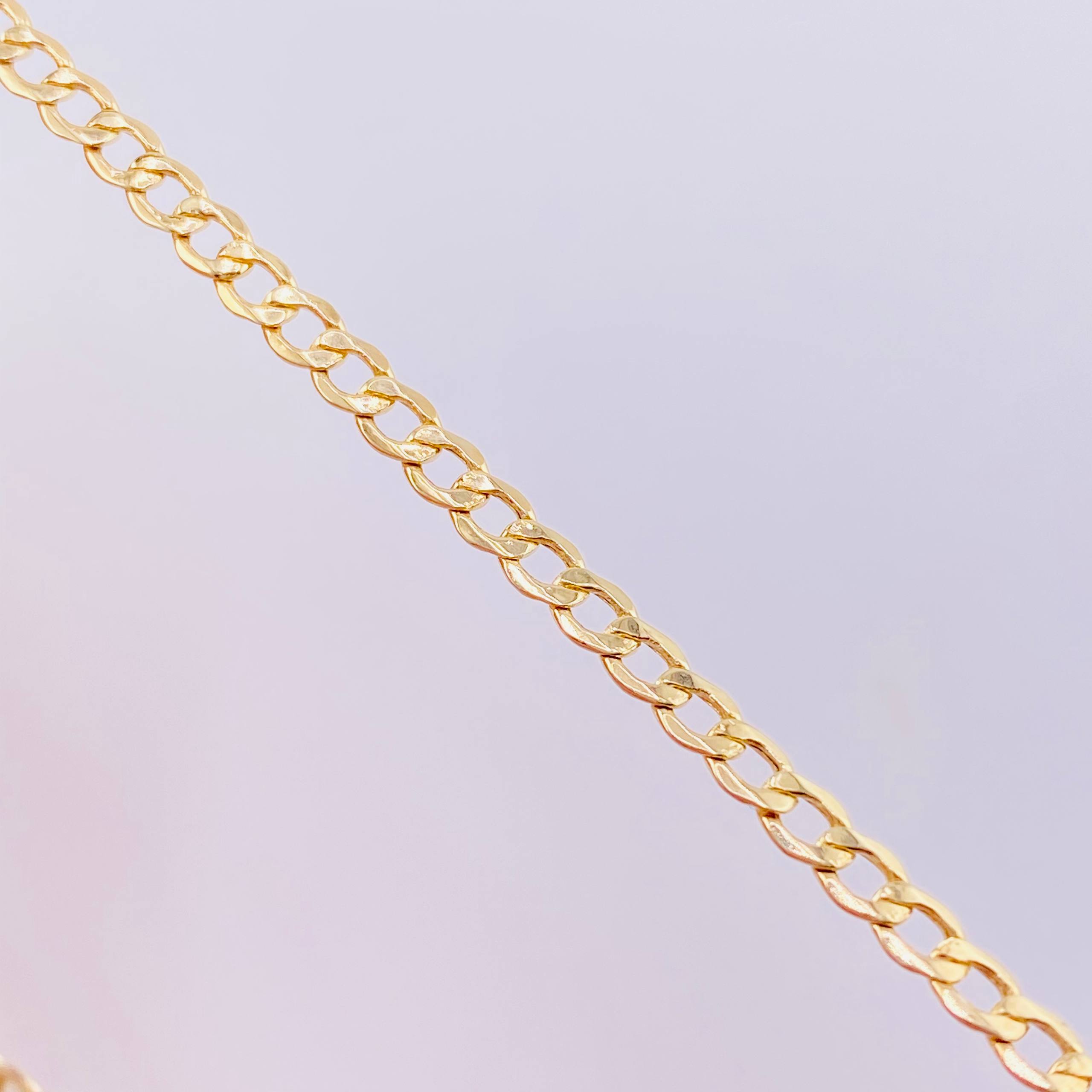 Cuban Links 4.35 g / 17 1/4 in / 3.3 mm Yellow Gold 18K