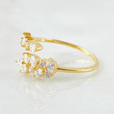 Anillo Espiga Seguida 2.25gr / T7 1/2 / Oro Amarillo 18K ©