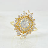 Anillo Nevada Hexagonal 2.45gr / T5 1/2 / Oro Amarillo 18K ©