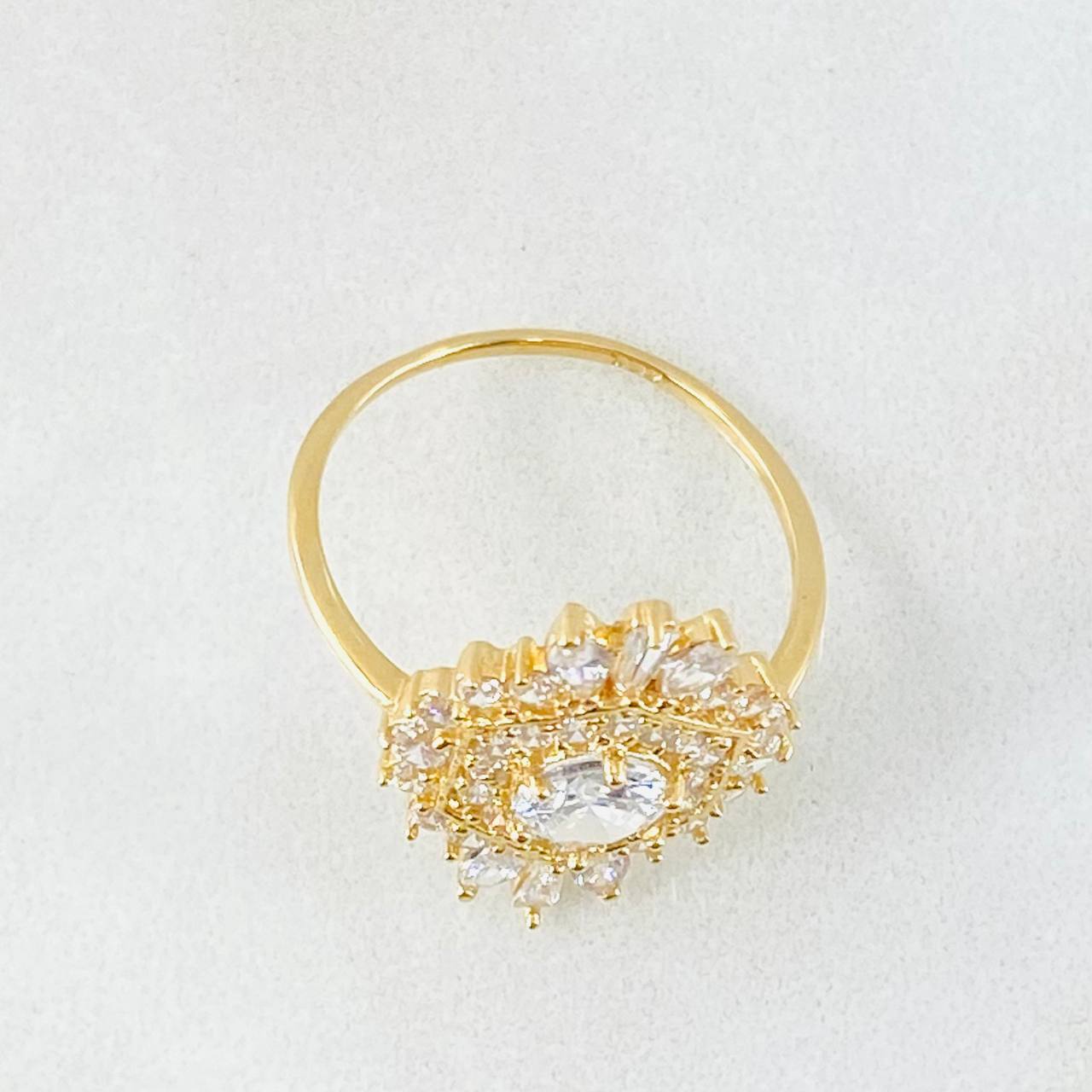 Anillo Nevada Hexagonal 2.45gr / T5 1/2 / Oro Amarillo 18K ©
