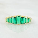 Anillo Línea Ascendente 1.3gr / T7 1/2 / Oro Amarillo 18K ©