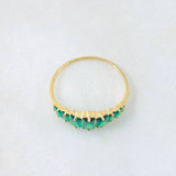 Anillo Línea Ascendente 1.3gr / T7 1/2 / Oro Amarillo 18K ©