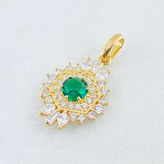 Dije Nevada Hexagonal 1.8gr / 1 in / Oro Amarillo 18K ©