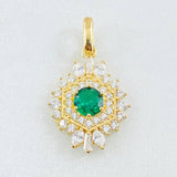 Dije Nevada Hexagonal 1.8gr / 1 in / Oro Amarillo 18K ©