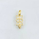 Dije Espiga Seguida 1.35gr / 3/4 in / Oro Amarillo 18K ©