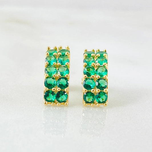 Topos Doble Carril 2.45gr / Oro Amarillo 18K ©
