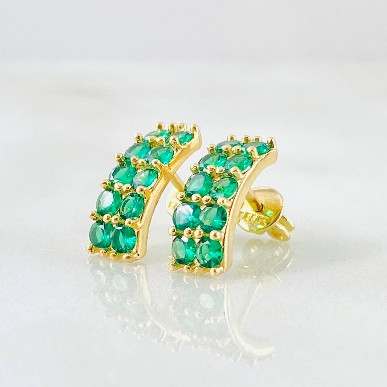 Topos Doble Carril 2.45gr / Oro Amarillo 18K ©