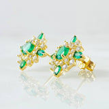 Topos Flor Estrellada 2.65gr / Oro Amarillo 18K ©