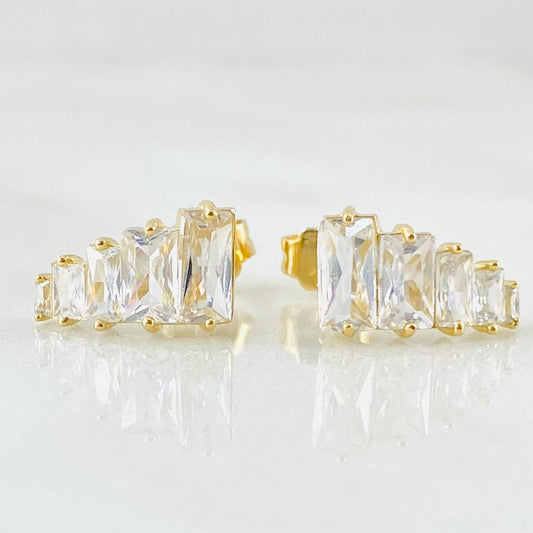 Topos Linea Ascendente 2.05 g / 1.3 cm Oro Amarillo 18K Nac.Esp.