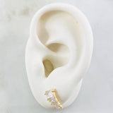 Topos Linea Ascendente 2.05 g / 1.3 cm Oro Amarillo 18K Nac.Esp.