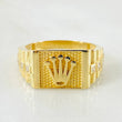 Anillo Correa Corona 5.55gr / T9 3/4 / Oro Amarillo 18K