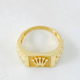 Anillo Correa Corona 6gr / T9 1/4 / Oro Amarillo 18K