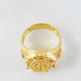 Anillo Timón Móvil 9.25gr / T9 1/4 / Oro Amarillo 18K *
