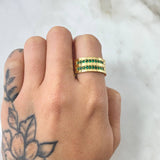 Thick Band Ring 10.7gr / T10 1/2 / 18K Gold *