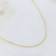 Flat Anchor Chain 1.55gr / 19 3/4 in / Three Golds +3 18K *