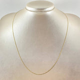 Flat Anchor Chain 1.55gr / 19 3/4 in / Three Golds +3 18K *