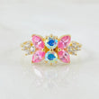 Anillo Muerdago Floral 2.1gr / T6 1/4 / Oro Amarillo 18K